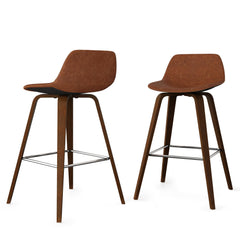 Aura Bentwood Counter/ Bar Height Stool (Set of 2)