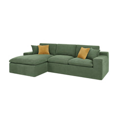 Coffee-Bean Like Upholstered Full Compressed Sectional