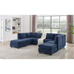 Polyester Upholstered Modular Sectional