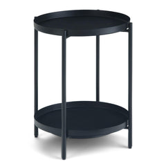 Orestes - Metal End Table - Black