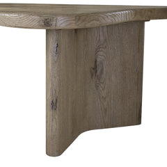 English Knotty Oak Nesting Cocktail Table
