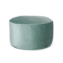 Iphigenia 4 Foot Short Cylindrical Bean Bag, Teal