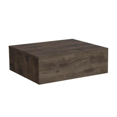 Galaxy Floating Nightstand , End Table, Side Table Wall-Mounted with Drawer- Dark Brown -Bedroom