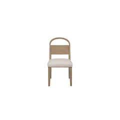Wood Arch Back Chair - Toffee/White Sand (Set of 2)