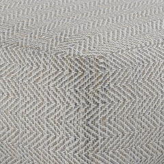 Sanctuary - Square Pouf - Patterned Grey Melange