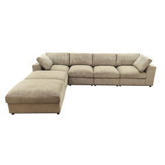 Corduroy Reversible Modular Sectional