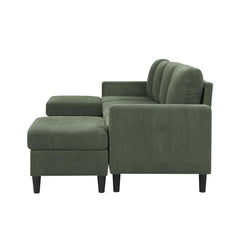 Pulsar Upholstered Modular Sectional with 2 Ottomans