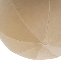 Story 12" Round Sphere Accent Ball Throw Pillow, Fawn Brown Performance Velvet