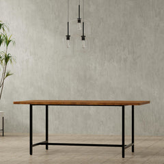 Haven Dining Table in Burnt Wax