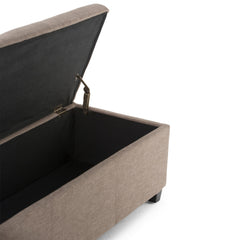Neptune - Storage Ottoman Bench - Fawn Brown