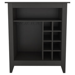 6-Bottle 1-Drawer 1-Shelf Bar Cabinet Wenge