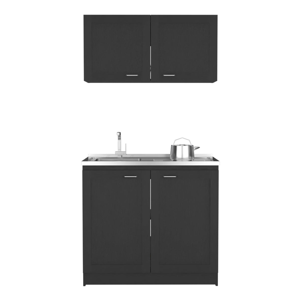 Cabinet Set Zeus, Garage, Black