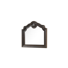 Traditional Style Mirror Made with Wood frame in Walnut