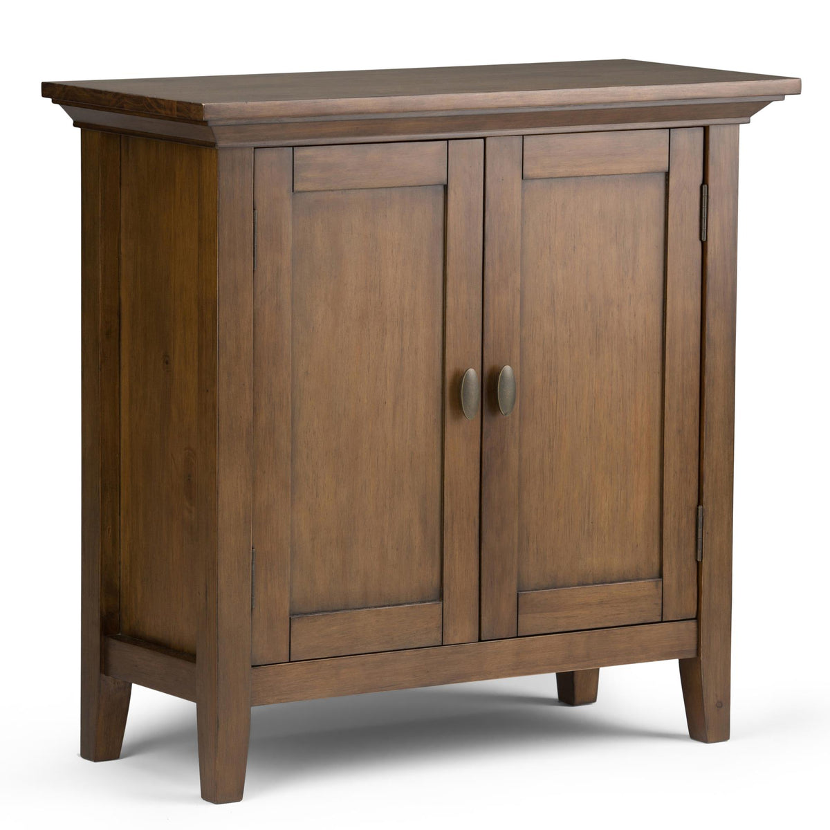 Diary 32 inch Wide Solid Wood Low Storage Cabinet in Rustic Natural Aged Brown