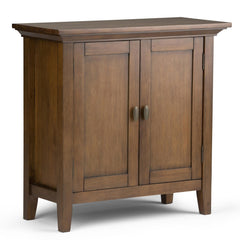 Diary 32 inch Wide Solid Wood Low Storage Cabinet in Rustic Natural Aged Brown