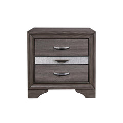 TALE SPARKLE GREY NIGHTSTAND