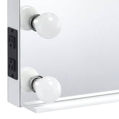 Treasury White Finish Accent Mirror