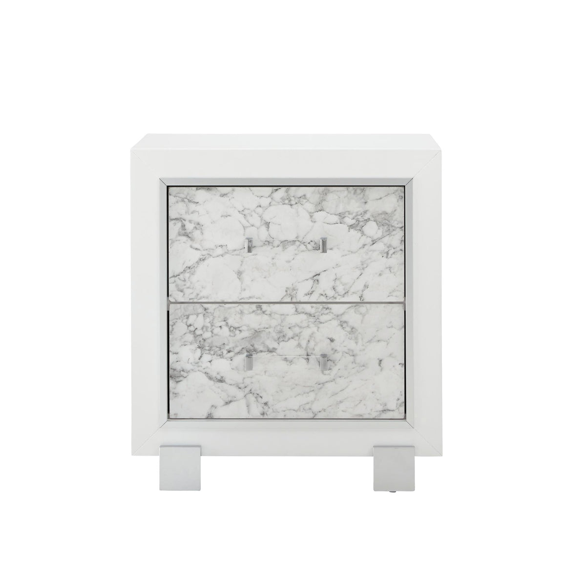 HAVEN MARBLE WHITE NIGHTSTAND