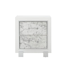HAVEN MARBLE WHITE NIGHTSTAND