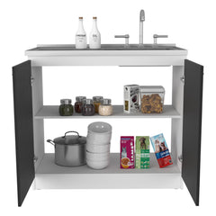 Millennium Sink Vernal, Kitchen, White / Black