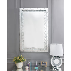 Perseus Mirrored & Faux Crystals Accent Mirror