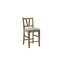 Mercury Height Slat Back Chair - Almond (Set of 2)