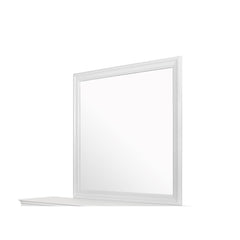 CHRONICLE METALLIC WHITE MIRROR