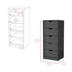 Crown Dresser, Bedroom, Smokey Oak