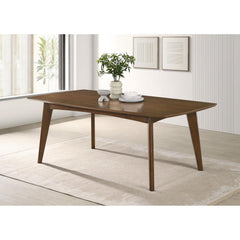 Helen Dark Walnut Mid-century Rectangle Dining Table