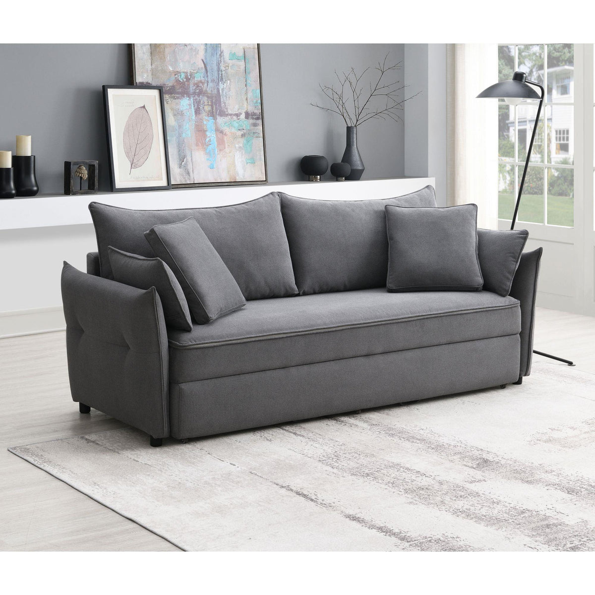 Record Pull-out Fabric Sleep with Storage