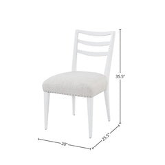 Sanctuary Side Dining Chair is Ocean Colored Finish Set of 2