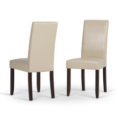 Eternity - Parson Dining Chair (Set of 2) - Satin Cream