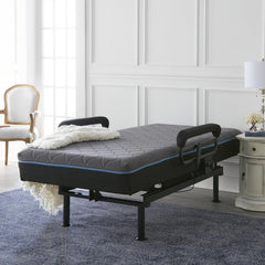 Twin Adjustable Sit to Stand Bed W/ Remote with Convenient Lift Twin