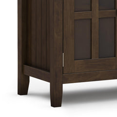 Eternity 60 inch Wide Solid Wood Large Sideboard Buffet in Brunette Brown