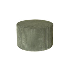 Corduroy Upholstery Full Compressed Ottoman