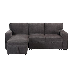ASGARD DARK GREY PULL OUT SOFA BED