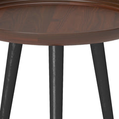 Neptune - Round Side Table - Cognac