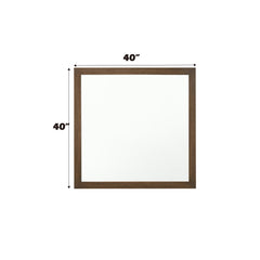Pinnacle Oak Finish Mirror