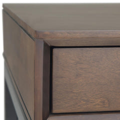 Sanctuary - Mid Century Wide Desk - Walnut Brown
