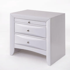 Artemis White Finish Nightstand