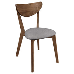 Moon Grey and Natural Walnut 6-piece Dining Set