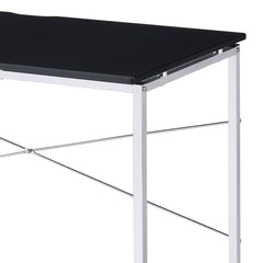 Avalon Black & Chrome Finish Writing Desk