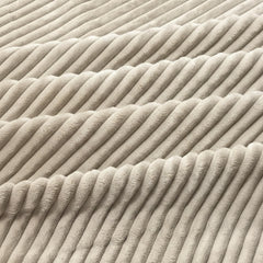 Corduroy Upholstery Full Compressed Ottoman