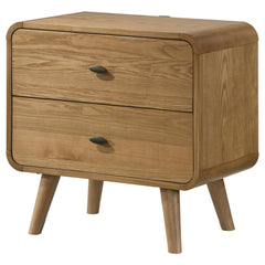 Valhalla Light Ash 2-drawer Nightstand Bedside Table