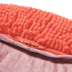 Sonata Square Pouf, Coral