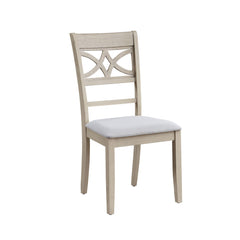Odysseus Antique Gray Finish Side Chair (Set of 2)