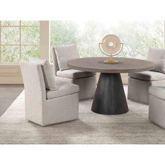 Light Gray Finish Contemporary Style 1pc Dining Chair Casters Removable Back Pillow Dining Room