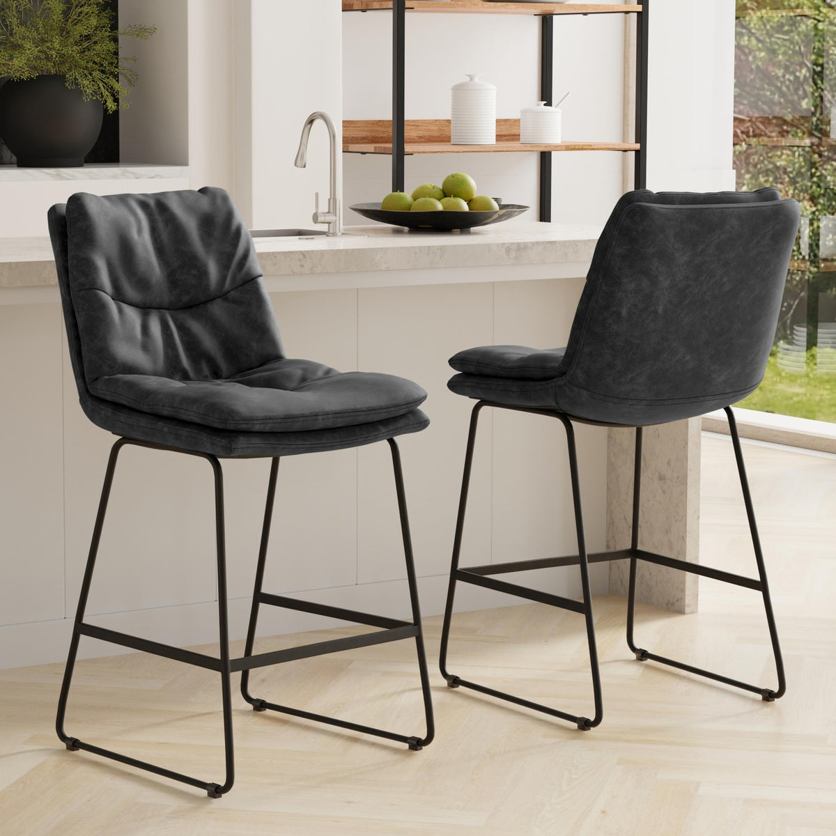 Story Counter Height stool (Set of 2)