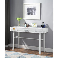Odysseus White Finish Vanity Desk