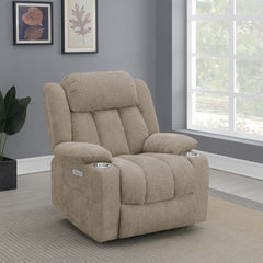Asgard Camel Upholstered Power Lift Recliner